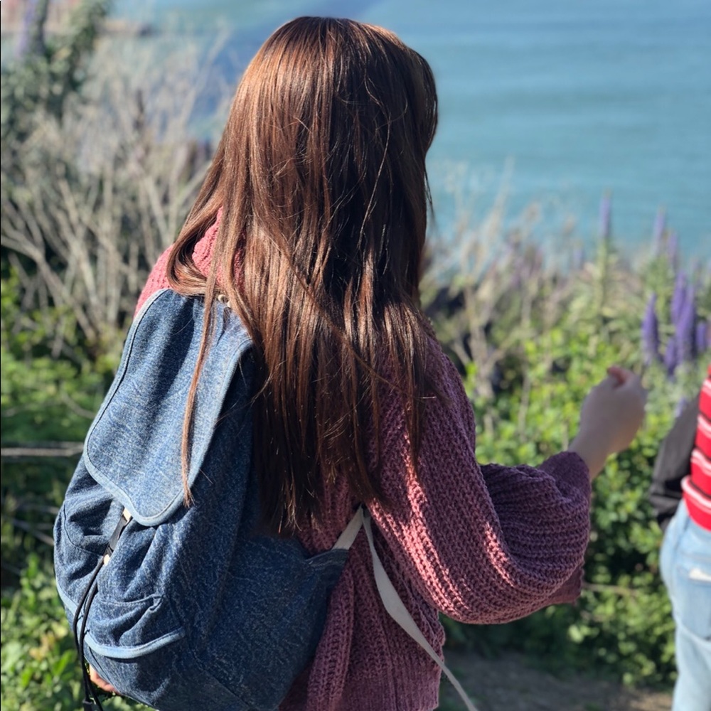 urban outfitters denim backpack